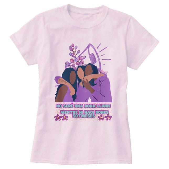 Camiseta manga corta femenina para chicas valiente T-Shirt (Creator Uploaded)