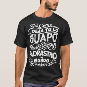 Camiseta Mejor Padrastro del Mundo para Dia del Pa T-Shirt