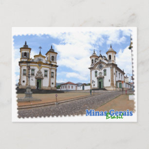 Camiseta Minas Gerais Brasil Postcard