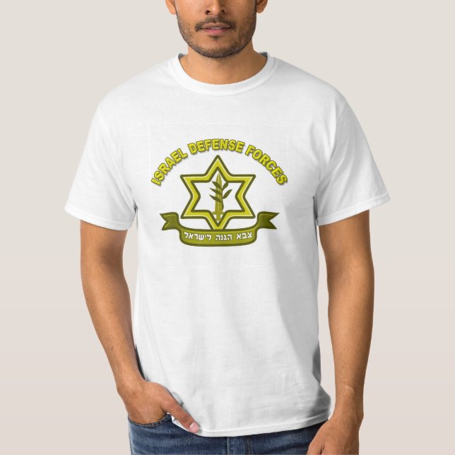 Camiseta Oficial das Forças de Defesa de Israel T-Shirt (Front)