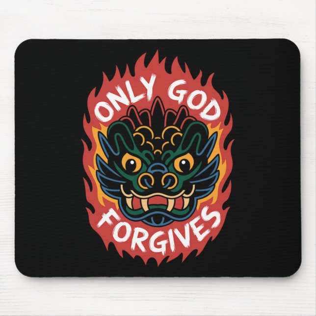 Camiseta Sólo Dios Perdona1  Mouse Pad (Front)