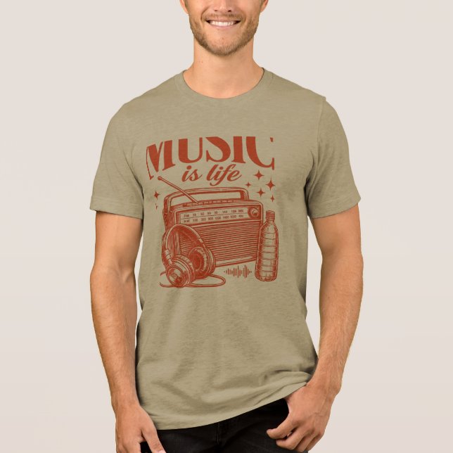camiseta Tri-Blend shirt (Front)