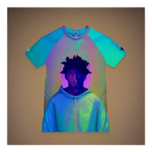 Camiseta y chico poster