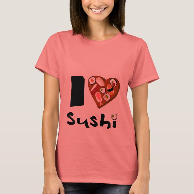 camisetailovesushi T-Shirt (Front)