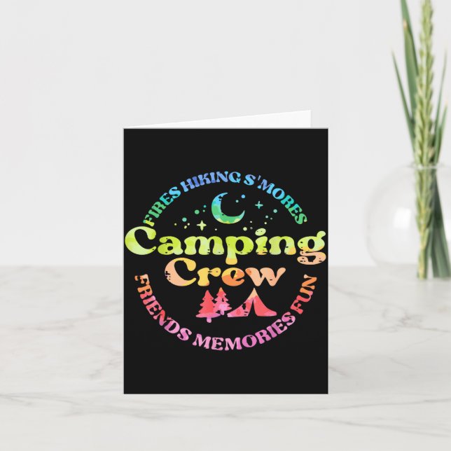 Camng Crew Family Friends Girls Kids Toddler Youth Card (Front)