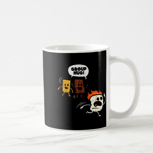 Camng Group Hug Smores Funny Marshmallow Men Women Coffee Mug (Right)