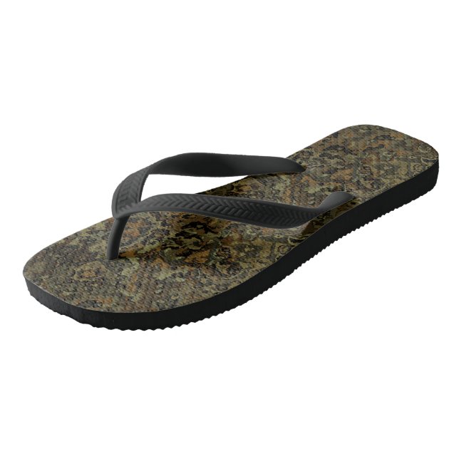 Camo Abstract Jandals (Angled)