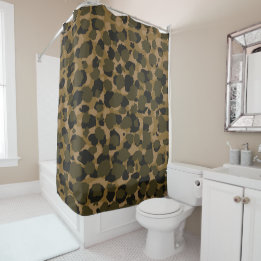 Camo Abstract Shower Curtain