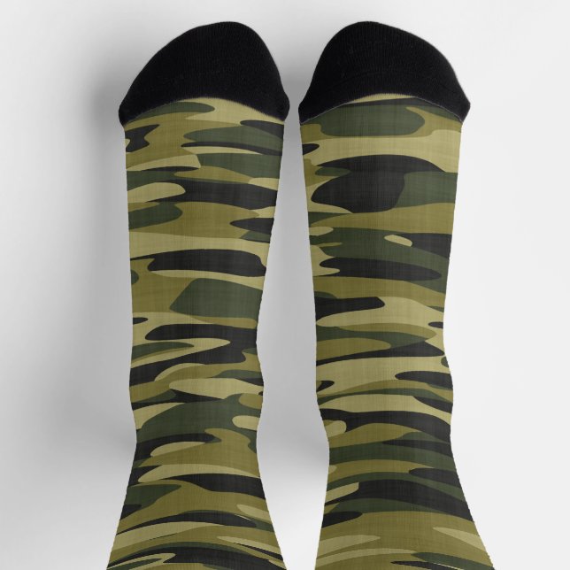 Camo abstract socks (Top)