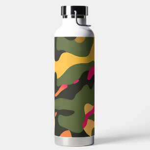 Camo Abstract Water Bottle