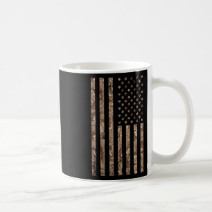 Camo American Flag Military 4th Of July American F Coffee Mug