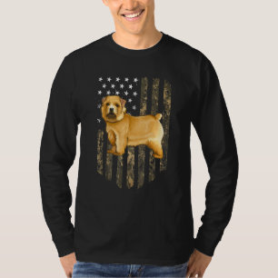 Camo American Flag Norwich Terrier 4th Of July Usa T-Shirt