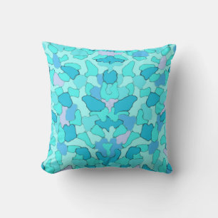 Camo Aqua Cushion