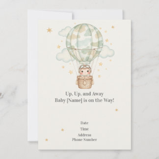 Camo Army Baby Shower Invitation — Military Family