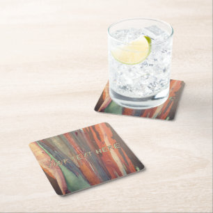 Camo Bark Paper Coaster