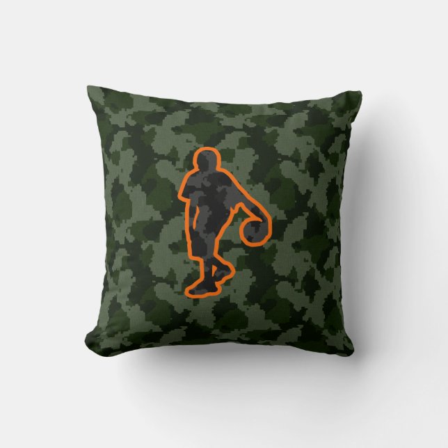 Camo Basketball Cushion (Front)