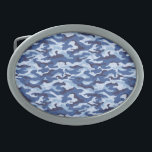Camo Belt Buckle<br><div class="desc">Belt buckle shown in a blue camo print.
Customise this item or buy as is.</div>