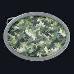 Camo Belt Buckle<br><div class="desc">Belt buckle shown in a green camo print.
Customise this item or buy as is.</div>
