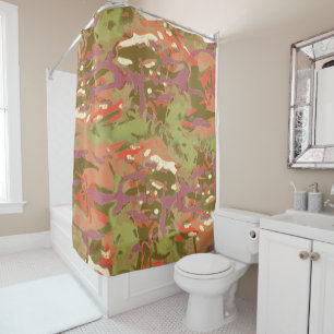 Camo Camo, look at me! Shower Curtain