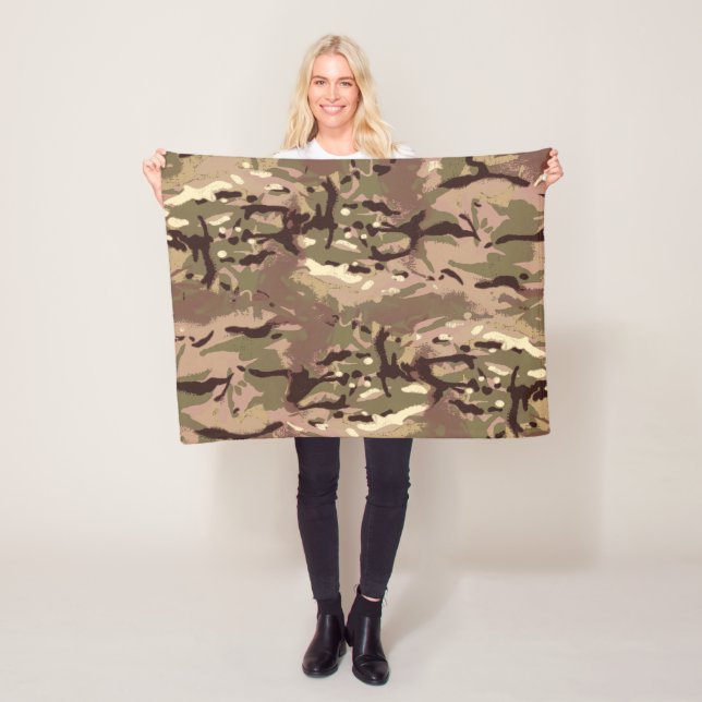 Camo Camo, wherefore art thou? Fleece Blanket (In Situ)