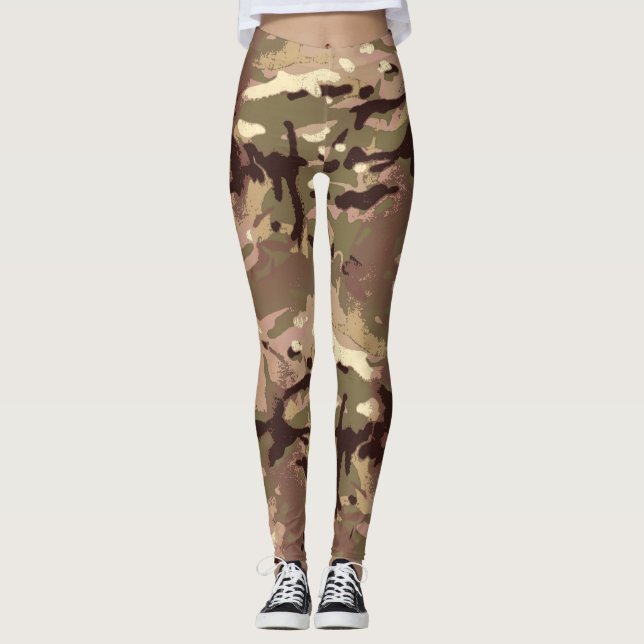 Camo Camo, Wherefore Art Thou? LIDJ Design. Leggings (Front)