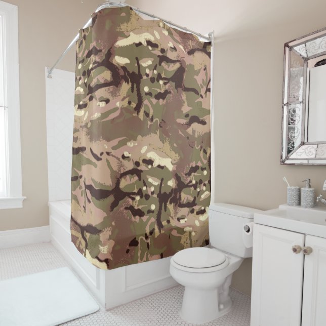 Camo Camo, wherefore art thou? Shower Curtain (In Situ)