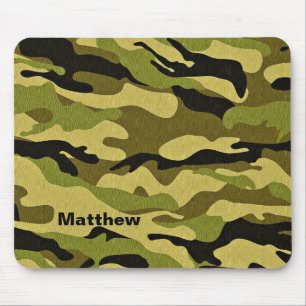 Camo Camouflage Army Mouse Pad