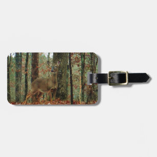 Camo,Camouflage Deer Luggage Tag