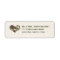 Camo Camouflage Heart Return Address Labels