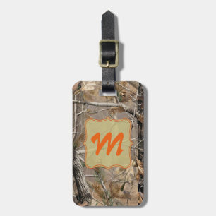 Camo Camouflage Hunting Real Tree Hunt Luggage Tag