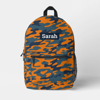 Camo Camouflage personalised backpack