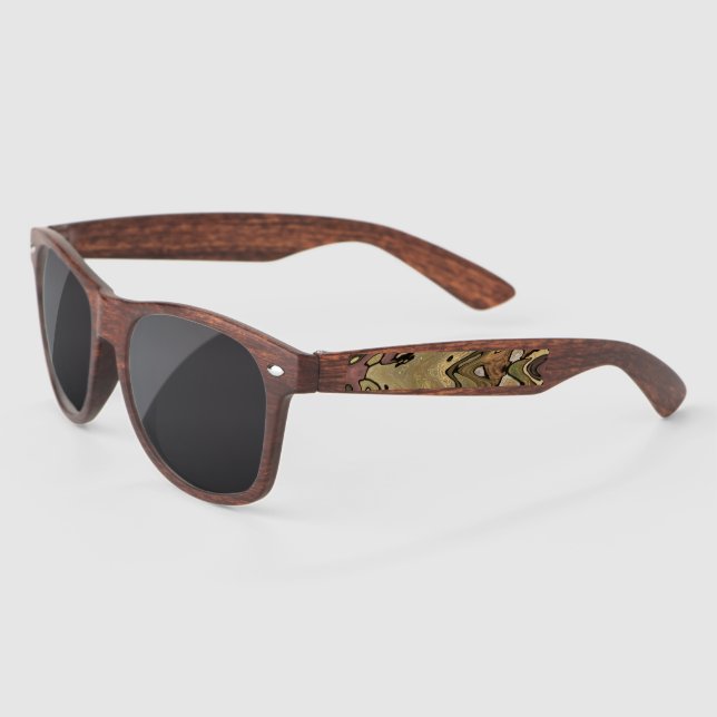 Camo camouflage Plastic Sunglasses (Left)