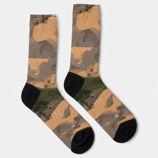 Camo Chic Military Crew Socks