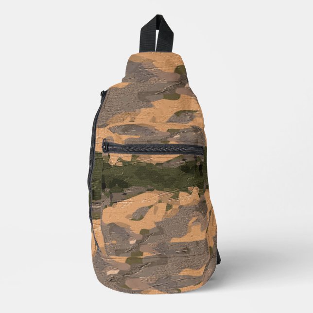 Camo Chic Military Print Cut Sew Bag (Front)