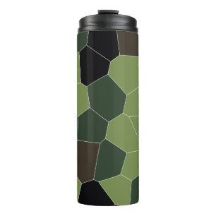 Camo Colour Abstract Pattern Thermal Tumbler
