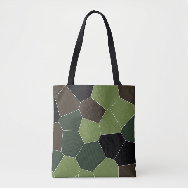 Camo Colour Abstract Pattern Tote Bag (Front)