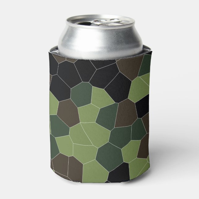 Camo Colour Pattern Can Cooler (Can Front)