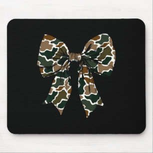 Camo Coquette Bow Duck Hunt Duck Hunting Women Gir Mouse Pad