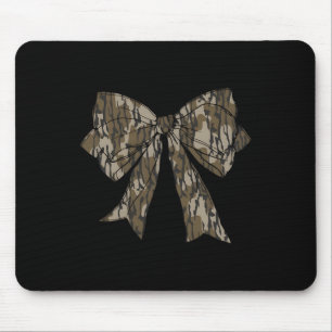 Camo Coquette Bow Duck Hunting Girls Kids Women Hu Mouse Pad