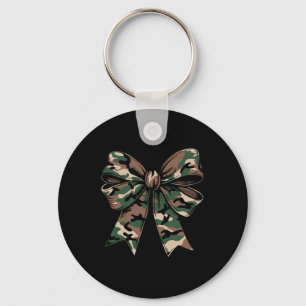 Camo Coquette Bow Duck Hunting Girls Women Deer Hu Key Ring
