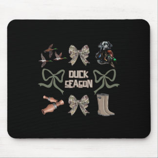 Camo Coquette Bow Duck Season Duck Hunting Women G Mouse Pad