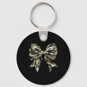 Camo Coquette Bow Hunt Duck Hunting Camouflage 1 Key Ring