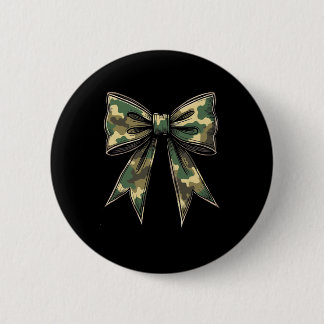 Camo Coquette Bow Hunt Duck Hunting Camouflage 2  6 Cm Round Badge