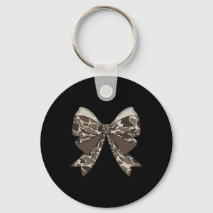 Camo Coquette Bow Hunt Duck Hunting Camouflage Men Key Ring