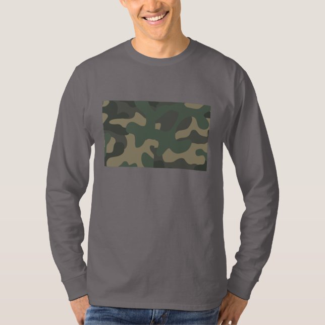 Camo Crazy T Shirt For Them, Him and Her (Front)