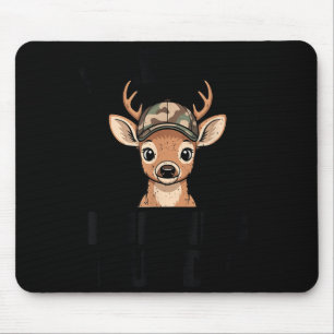 Camo Deer Hunting Daddy's Hunting Buddy Youth Boy Mouse Pad