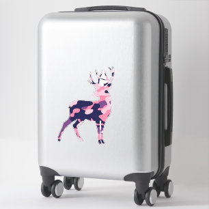 Camo Deer Sticker