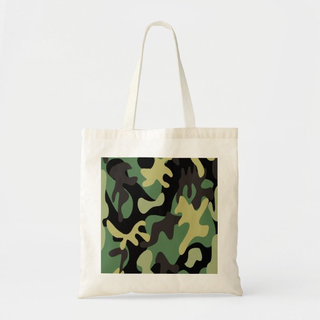 camo design tote bag (Front)