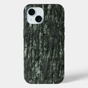Camo: Green Bark iPhone 15 Case