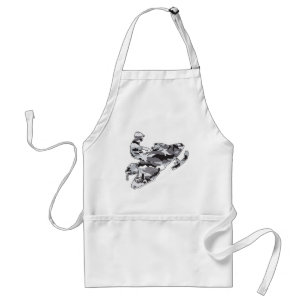 Camo Grey Sled on Black copy Standard Apron